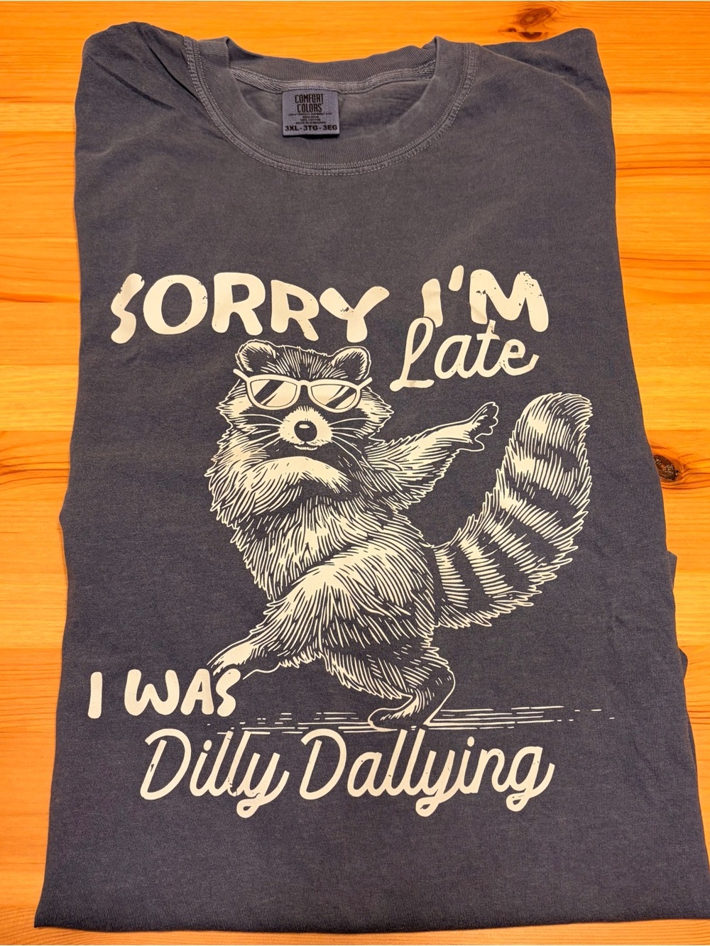 “Sorry I'm Late I Was Dilly Dallying” T-Shirt, 3XL Unisex